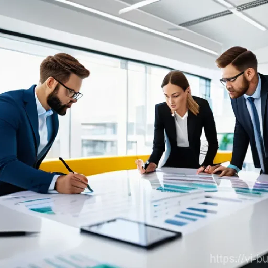 위험 관리 팀 구축 전략 - **Prompt 1: Collaborative Risk Assessment & Strategy Development**
"A diverse team of five busin...